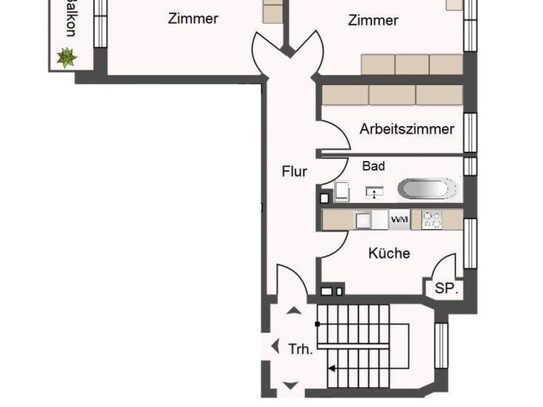 Ideal für Singles oder Paare:„Sanierte 2,5‑Zimmer-Wohnung mit Südbalkon in Hamburg-Horn“