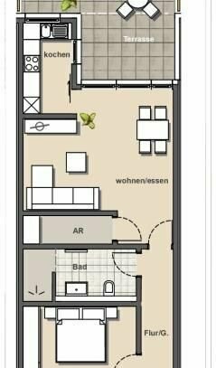 Wunderschöne Neubauwohnung mit 71,30 m² Wohnfläche