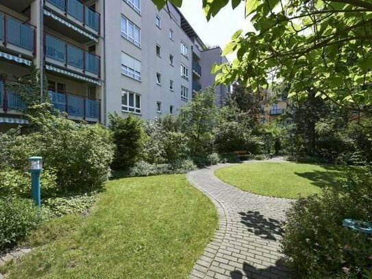 Service-Wohnen für Senioren im Seniorenwohnpark Neulichtenhof: HÜBSCHE 1,5-Zimmer-Wohnung mit WINTERGARTEN
