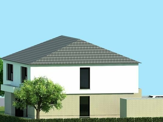 KfW40 Doppelhaus mit Wärmepumpe und Photovoltaik in Gornau