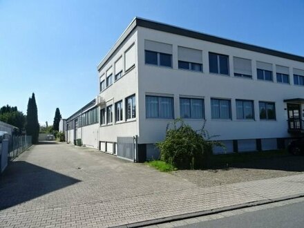 610 m² Lagerhalle + 600 m² Freifläche + 237 m² Bürofläche in Dietzenbach zu vermieten