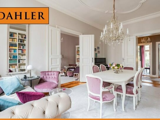 Elegantes Wohnen im Altbau: Luxuriöse Beletage am Schlosspark Sanssouci mit eigenem Garten