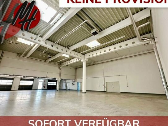 KEINE PROVISION - RAMPE + EBEN - NÄHE BAB - Lager-/Service (2.100 m²) & Büro (200 m²)
