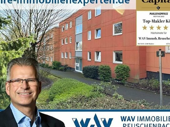 Brühl-West: Bezugsfreie 2-Zimmerwohnung in gefragter Lage