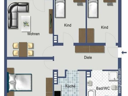 vermietete 4-Zimmer-Wohnung PROVISIONSFREI zu verkaufen