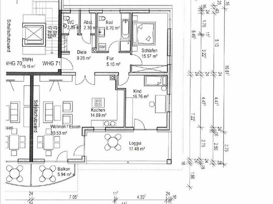 Neuwertige 3-Zimmer Wohnung mit Dachterrasse - zentrale Lage - Mühldorf