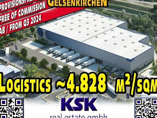 Neubau einer Logistikimmobilie • ~4.828 m²/sqm • New construction of a logistics property