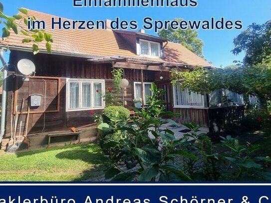 Seltenes Kleinod für echte Spreewaldfans in Lehde! - WASSERGRUNDSTÜCK!