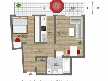 2-Zimmer-Wohnung mit Balkon und Garagenstellplatz in Pasing l *Befristet bis zum 31.01.25*