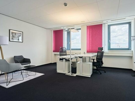 Voll ausgestattetes Büro mit Skylineblick, Pauschalmiete, Loungenutzung, Servicepaket inkl.
