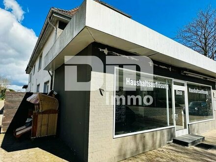 Schönes Wohn- Gewerbeensemble mit 2 Wohnungen, Laden, Dachterrasse + viel Nutzfläche