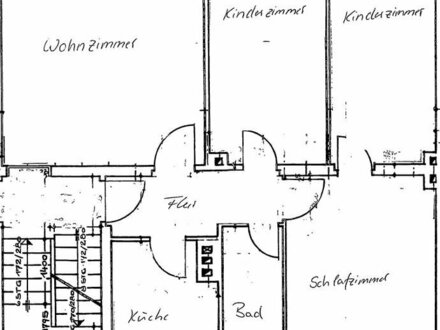 4-Raum-Wohnung mit Tageslichtbad und Wanne