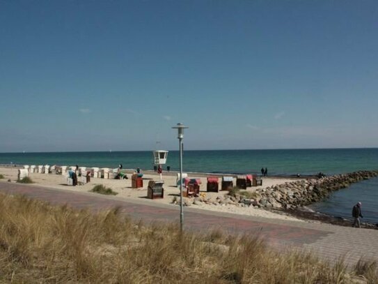 Mit Blick auf die Ostsee! Nur der Deich trennt diese Wohnung vom Strand