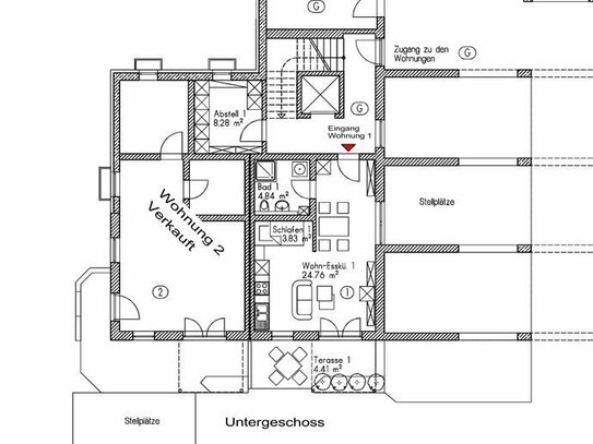 1-Zimmer-Wohnung mit Terrasse zum Kauf, Neubauprojekt in Ansbach-Eyb