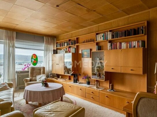 Sonnige 2-Zimmer-Wohnung mit 2 Balkonen und genialer Aussicht in Niedernhausen