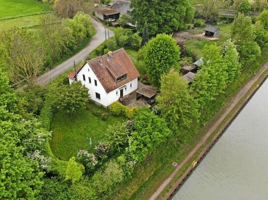 Charmantes Haus am Kanal - Ein Paradies für Naturfreunde
