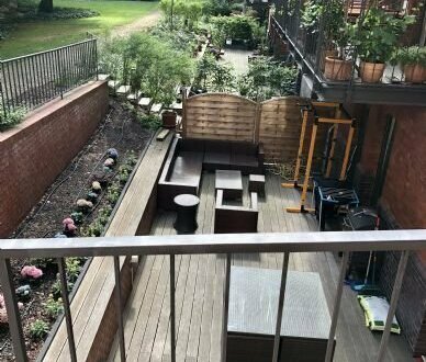 Moderne Gartenwohnung mit großer Süd-Terrasse & direktem Zugang zur wunderschönen Gartenanlage