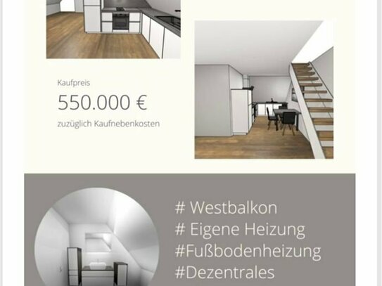 Moderne Neubauwohnung im Dachgeschoss mit Westbalkon - top Ausstattung.