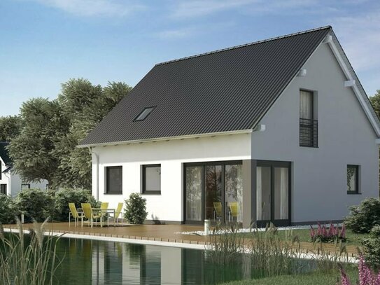 Haus mit Grundstück mit exklusiver Förderung: 1.700 € p.M. in den ersten 5 Jahren (Beispiel: *1)