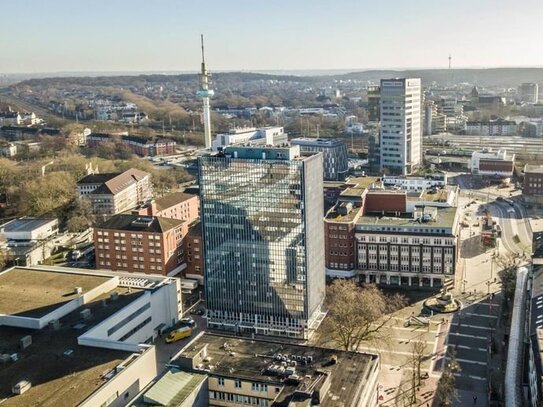 Bürofläche mit Rundumblick | Ruhrtower Duisburg | flexible Gestaltungsmöglichkeiten