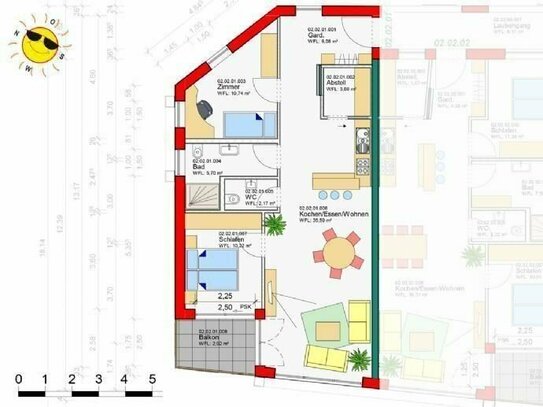 B.02.01 Wohnen am Park, 3,5 Zi., Stadtmitte Bad Dürrheim