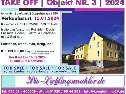 Traumhaus in Oppershausen: Charmantes Einfamilienhaus mit modernem Flair, hochwertig saniert und perfekt für höchste Wo…