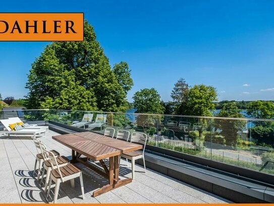 An Potsdams Havelgewässern - bezugsfertiges Luxus-Penthouse mit beeindruckendem Seeblick