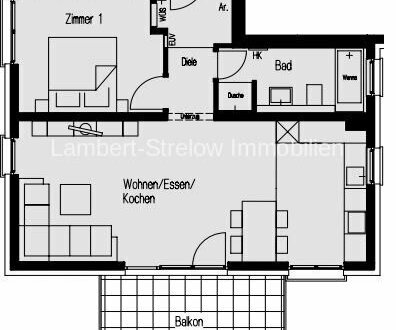 Neubauwohnung in Wi-Biebrich, neue 2 Zimmer-Wohnung mit Balkon und bester Ausstattung frei wählbar