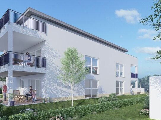 Exklusive EG-Neubau-ETW im 5-FH barrierefrei mit großer Terrasse + Garten !