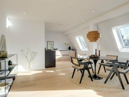 Exzellent modernisierte 2-Zimmer-Dachterrassen-Maisonette in nobler Toplage