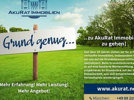 AkuRat Immobilien - Provisionsfrei! Baugrundstück mit Baugenehmigung nähe Buchloe (Waal)