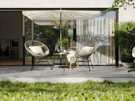 Modern x Eleganz: Familienfreundliche 2-Zi-Wohnung mit Garten in ruhiger Wohngegend