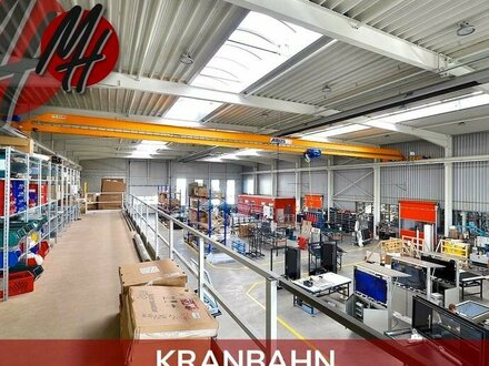 Kranbahn 5 t - Lager-/Produktion (500 m²) & Büro-/Sozial (150 m²)