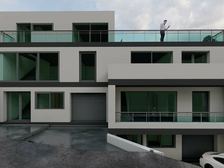 Baugrundstück und Planung 2 Fam.Haus inkl. Bauenehmigung mit TOP Blick