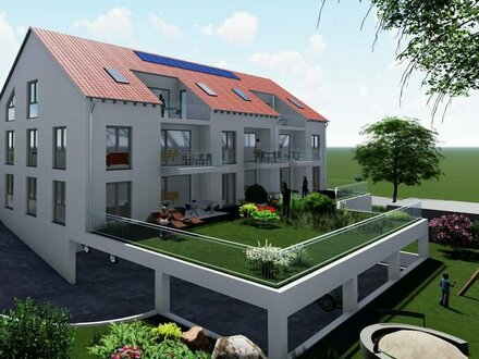 Ökologischer Wohntraum - Neubau 3 Zimmer-Dachgeschosswohnung mit KfW 40 NH Bauweise und einem Kreditvorteil