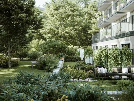 Eigenes Fleckchen im Grünen. Wunderschöne Garten Maisonettewohnung mit 2 Terrassen