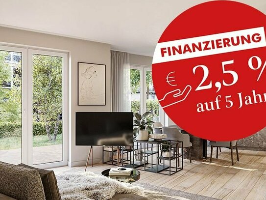 Sonderkonditionen von 2,5% p.a. auf 5 Jahre: 3-Zimmer Gartenwohnung mit Hobbyraum