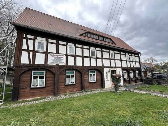 denkmalgeschütztes Umgebindehaus in Waltersdorf