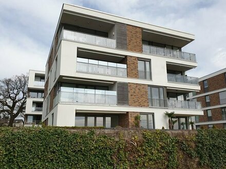 3-Zimmer-Neubauwohnung mit herrlichem Panorama-Elbblick u. 2 TG-Stellplätzen