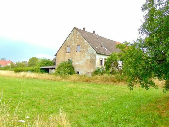 Großflächiges Grundstück mit sanierungsbedürftigem Gebäude in Medelsheim zu verkaufen