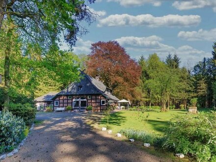 Idyllisch gelegenes Landhaus mit Pferdestall und Bungalow Nähe Rotenburg/Wümme