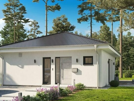 Der Bungalow für Singles, Paare oder als Ferienhaus. Leicht zu ändern & 1 Zimmer mehr haben!