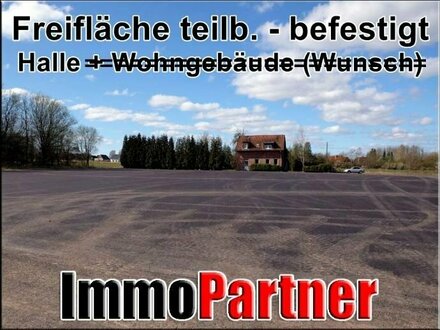 Freifläche__teilbar__befestigt__umzäunt__Kalthalle__ Nähe A1__Brackel-Thieshope