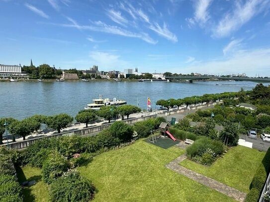 RHEINZAUBER: Luxuriöses Penthouse mit atemberaubendem Ausblick auf Bonn direkt am Rheinufer v. Beuel