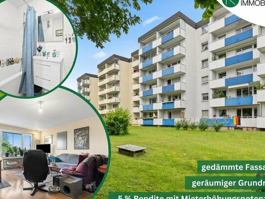 Attraktive Kapitalanlage mit 5 % Rendite: Wohnung mit Süd-Balkon in zentraler Lage Köln-Merheim