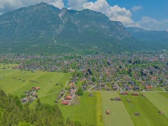 Einmaliges Wohnbaugrundstück in Spitzenlage von Garmisch-Partenkirchen