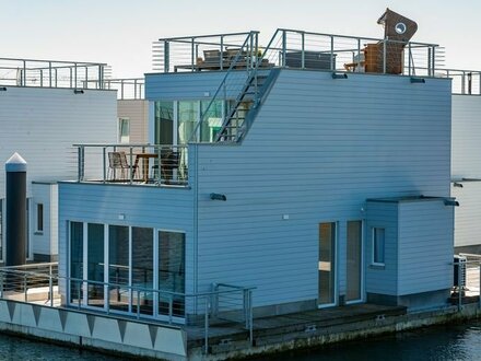 Ferienhaus auf dem Wasser - Das eigene Boot direkt am Haus