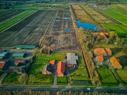 Resthof und Einfamilienhaus ,Zwei Häuser in Edewecht-Husbäke auf ca. 7500 qm Land