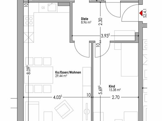 Nur mit Wohnberechtigungsschein EK3! Helle 3-Zimmer-Wohnung mit Balkon in Schwandorf