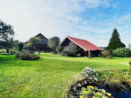 Ländlicher Traum im Allgäu: Landhausanwesen mit prächtiger Gartenanlage